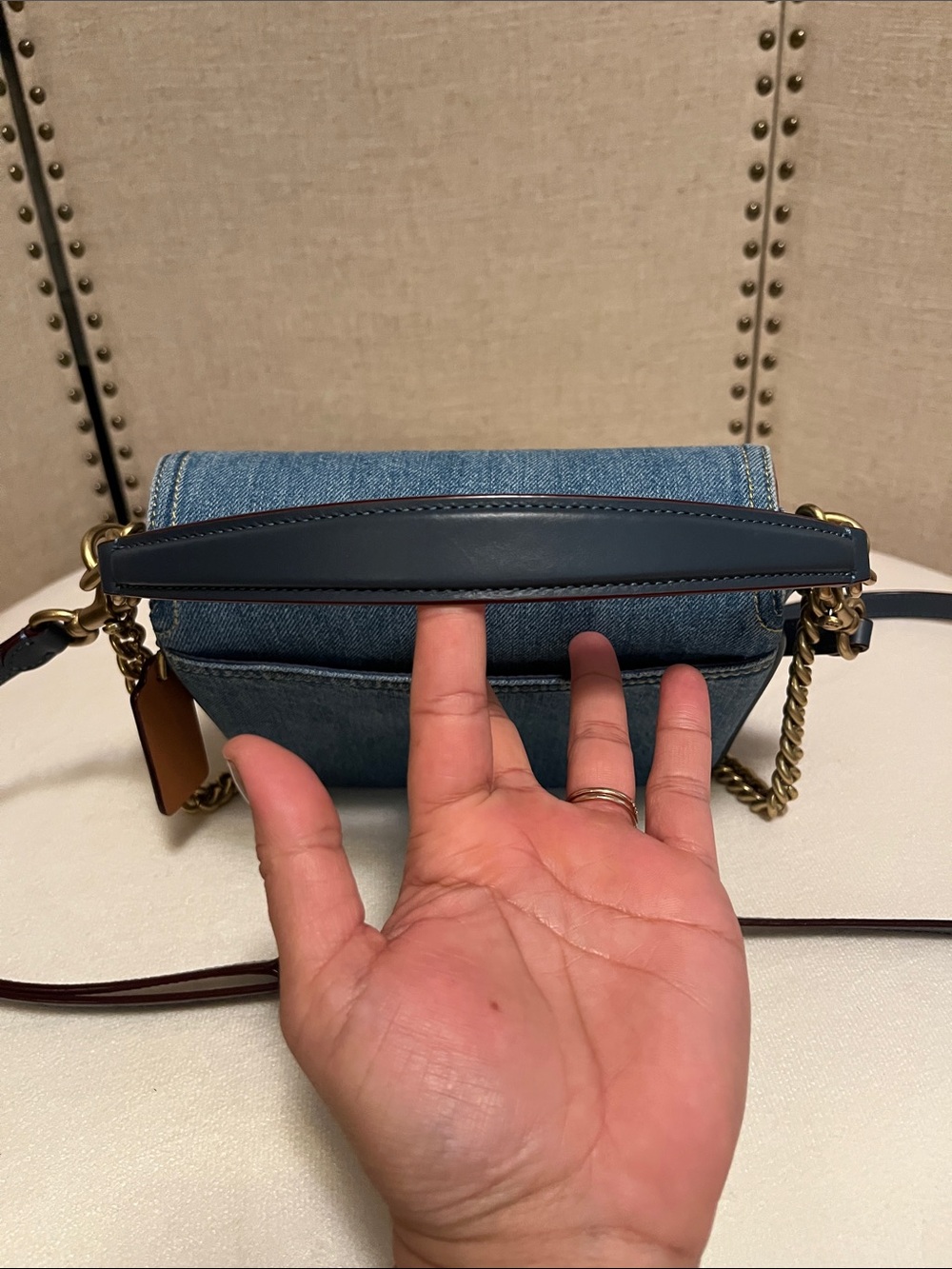 Coach Cassie denim 19 crossbody - Picture 5 of 10